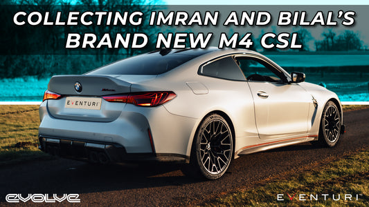 Collecting Imran and Bilal's new BMW M4 CSL