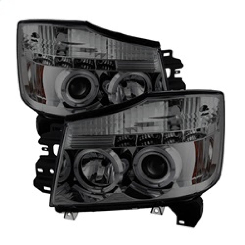 Spyder Nissan Titan 04 14 Armada 04 07 Projector Headlights LED