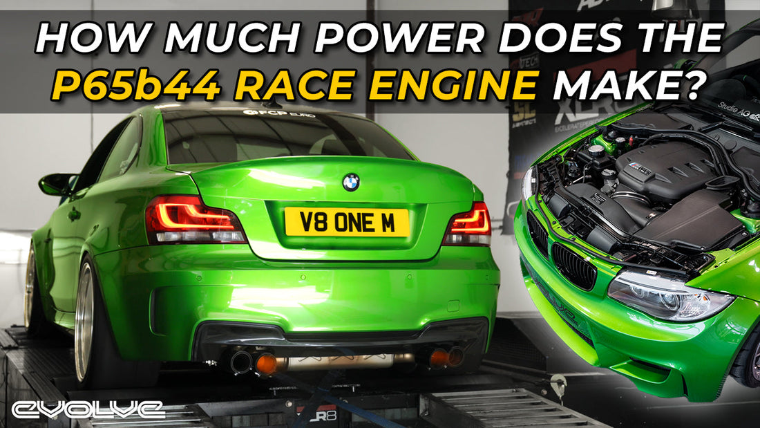 How much power does our P65 V8 race engine from the Z4 GT3 make? Full dyno pulls + exhaust sounds!