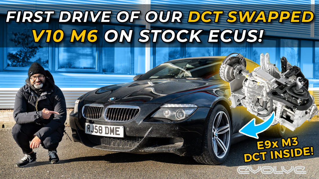 Imran's first drive of our DCT swapped V10 M6 on stock ECUs! - Episode 02