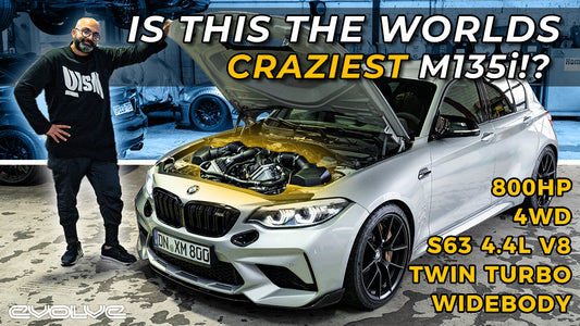 Driving the worlds craziest M135i?! 800HP V8 Twin Turbo Engine Swapped 4WD Widebody OEM+ Full Build