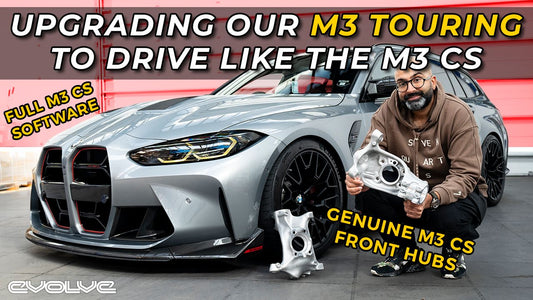 These 2 mods make our G81 M3 Touring drive like an M3 CS! Front Hubs + CS Software Upgrades