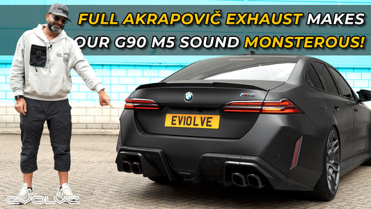 Unleashing the twin turbo V8 sound of our G90 M5 with Akrapovič! - Testing rear + full exhaust