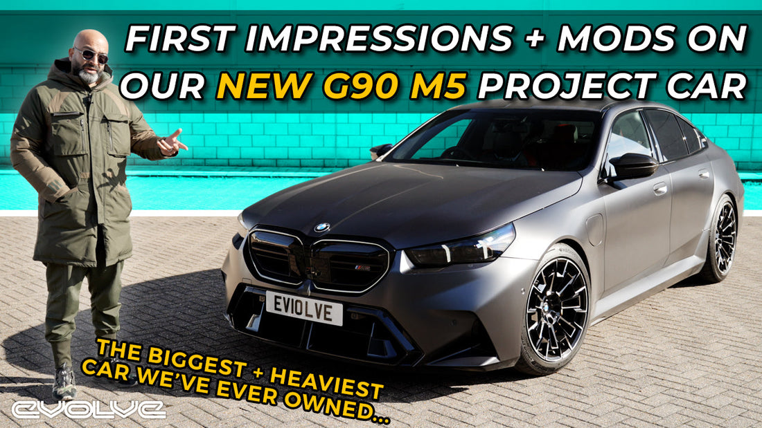 This is our new G90 M5 Project Car - Imran's first thoughts and modifications!