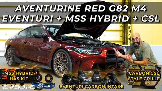 Chris Harris' G82 M4 gets Eventuri Carbon Intake, MSS Hybrid HAS and CSL grille + DRLs - Evolve Automotive USA