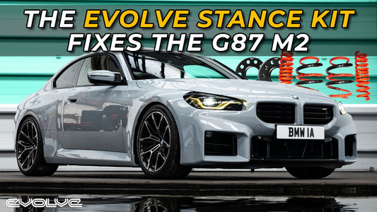 Fixing the G87 M2 with our Evolve Lowering Springs + Spacers - Evolve Stance Kit - Evolve Automotive USA