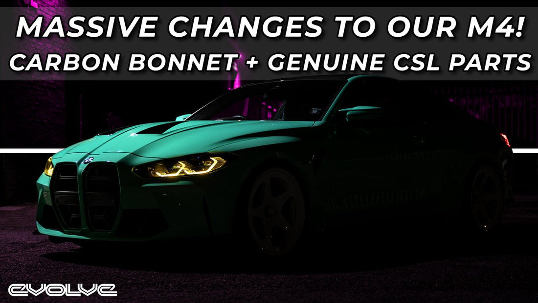 Massive changes to our G82 M4! Carbon Bonnet, Genuine CSL Grill + Rear Lights + Custom Paint + More! - Evolve Automotive USA