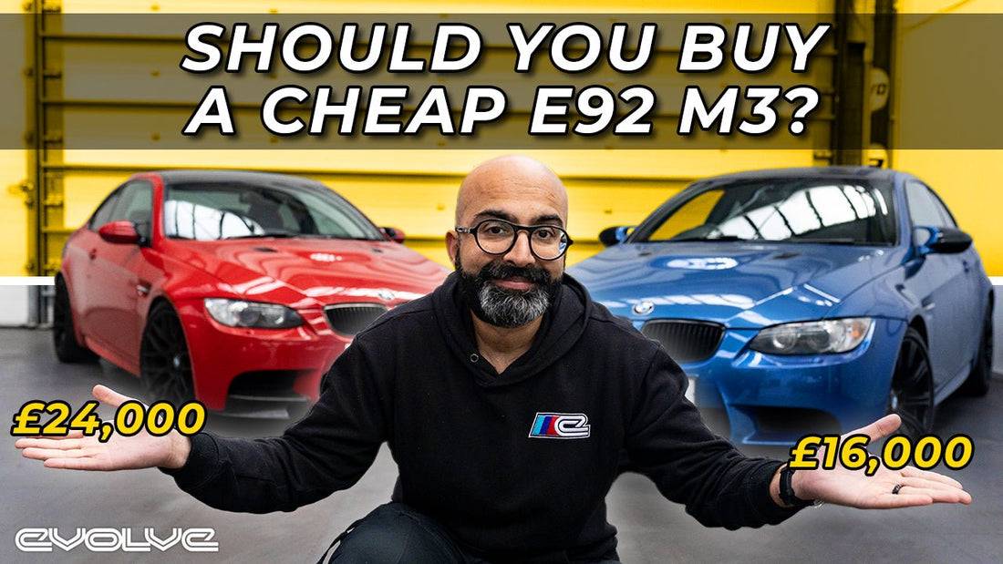 Should you buy a cheap E92 M3? Road Test vs Expensive Car - Evolve Automotive USA