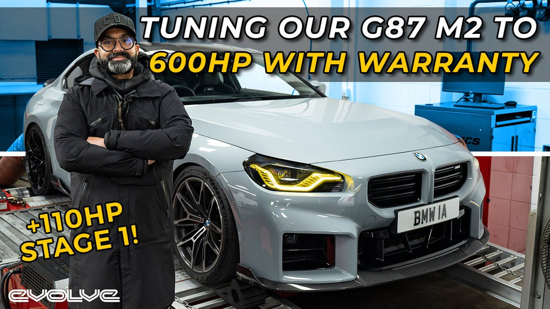 Tuning our G87 M2 to 600HP with a warranty! S58 Evolve Stage 1 ECU Tune + Warranty - Evolve Automotive USA