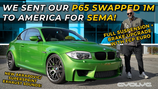 We ship our P65 V8 swapped 1M to the USA for SEMA! - ‪@fcpeuro‬ Suspension upgrades + exhaust sound - Evolve Automotive USA