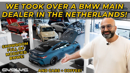 We took over a BMW Dealer Showroom in the Netherlands! Story BMW x Evolve Takeover + Cars and Coffee - Evolve Automotive USA