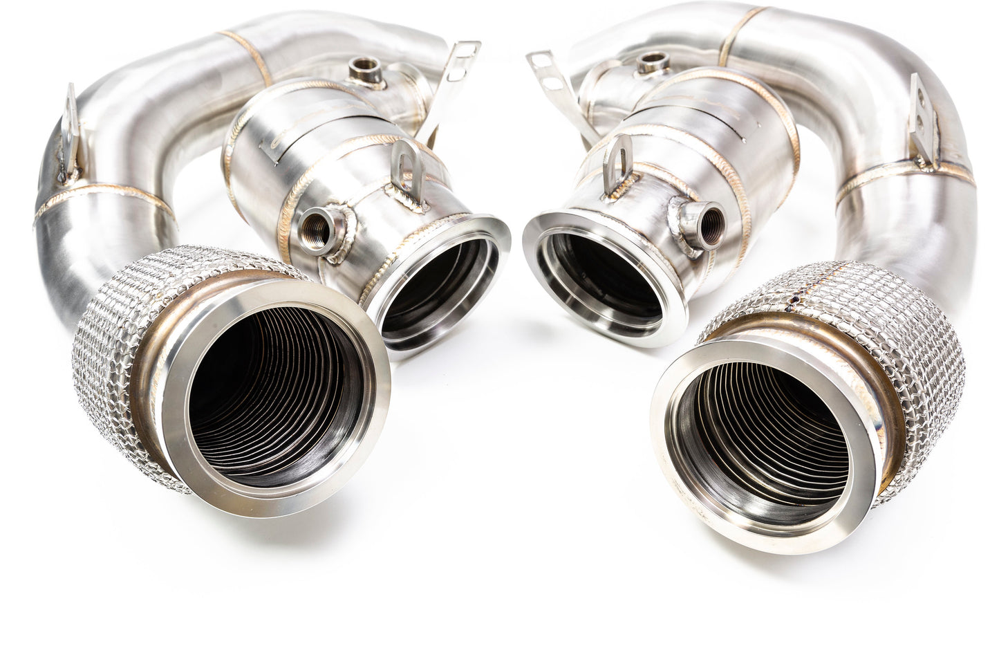 Evolve Catless Turbo Downpipes - BMW F90 M5 | F92/F93 M8