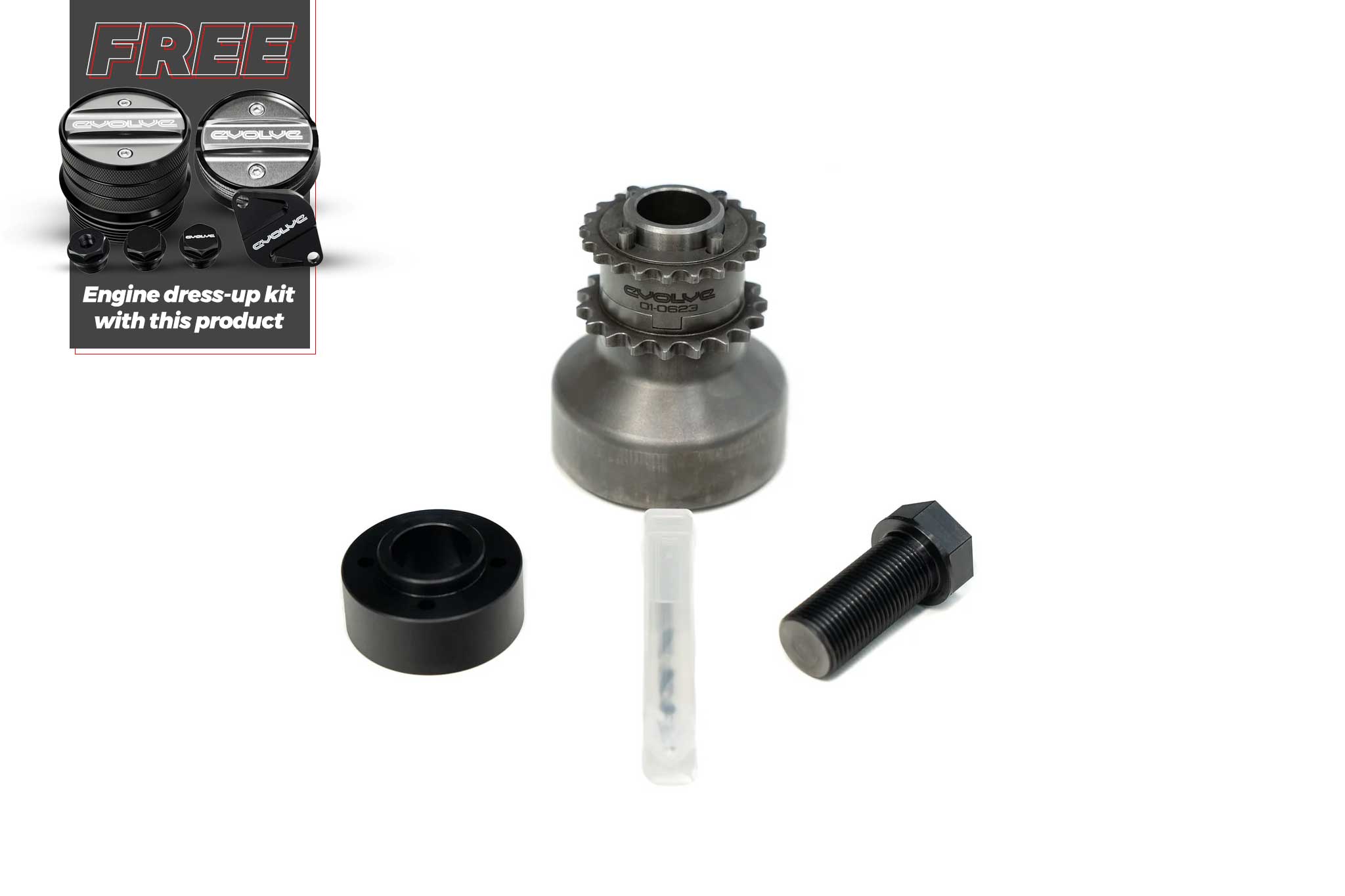 Evolve Pinned Crank Hub - BMW F87 M2 Competition | F80 M3 | F82 | F83 M4 (S55) | F87 M2 (N55)