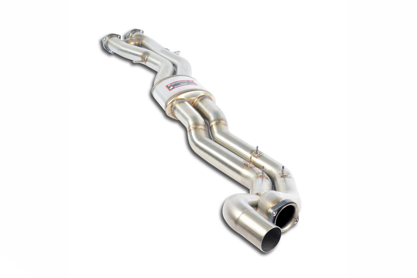 Supersprint Centre Exhaust (Resonated) Oversized Twin Pipe - BMW 3 Series E46 M3