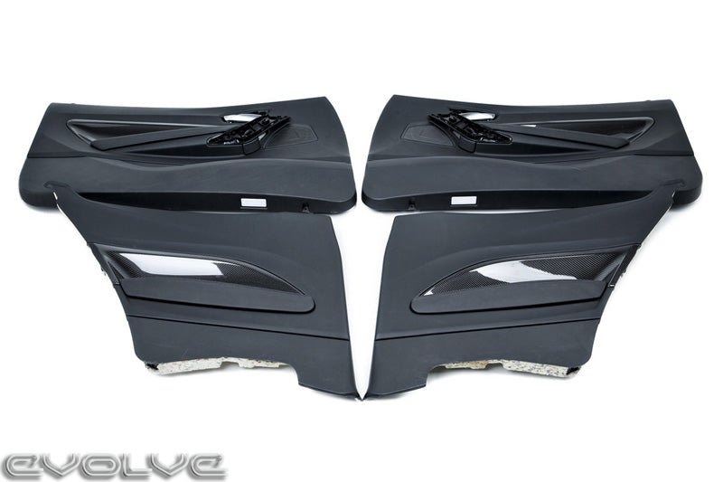 Alpha N Carbon Fibre Door Card Inserts - BMW 2 Series F87 M2 - Evolve Automotive