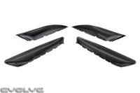 Alpha N Carbon Fibre Door Card Inserts - BMW 2 Series F87 M2 - Evolve Automotive