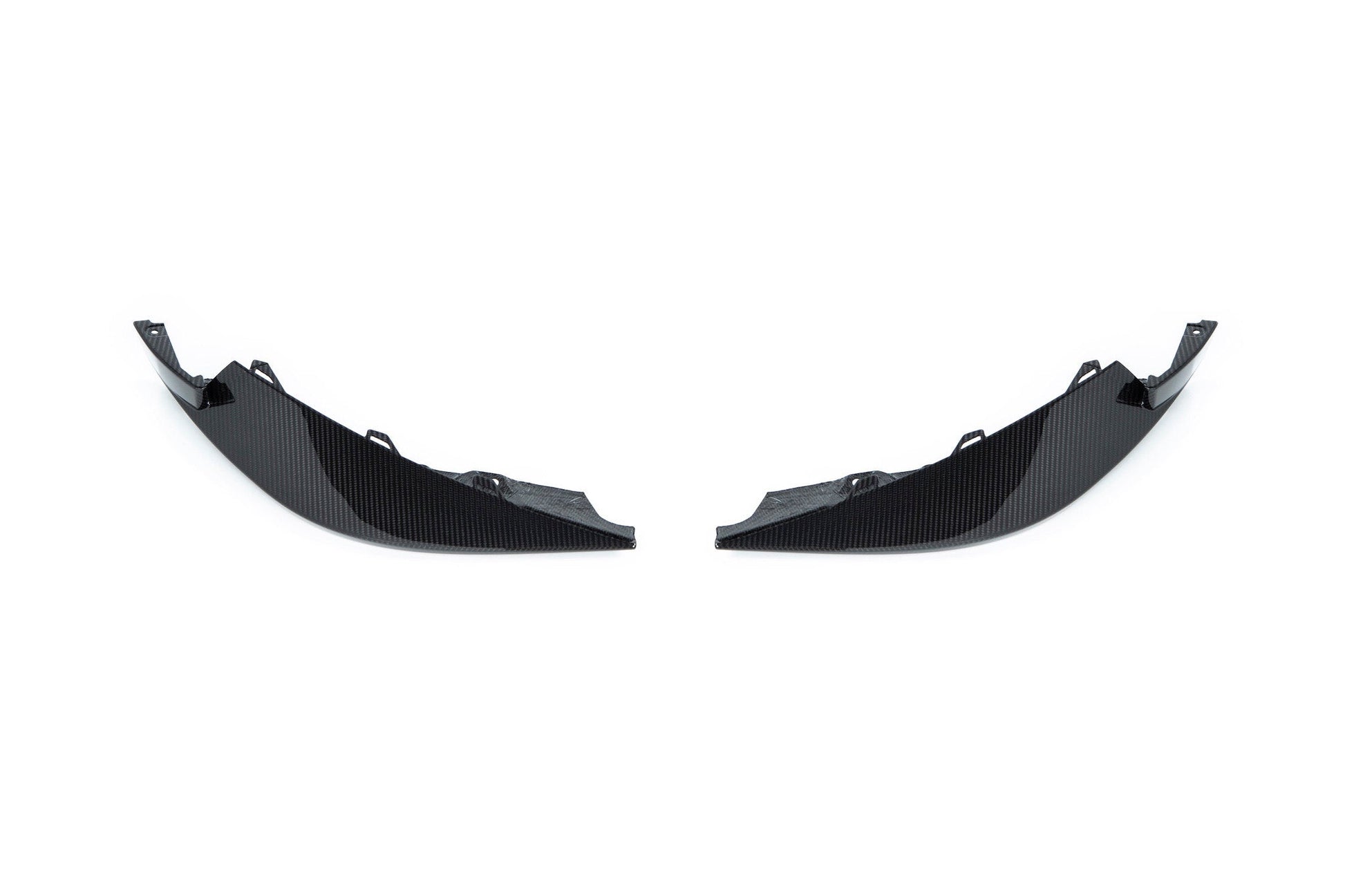 Alpha N Carbon Fibre Front Spoiler Corners - BMW 3 Series G80 M3 | 4 Series G82 M4 - Evolve Automotive