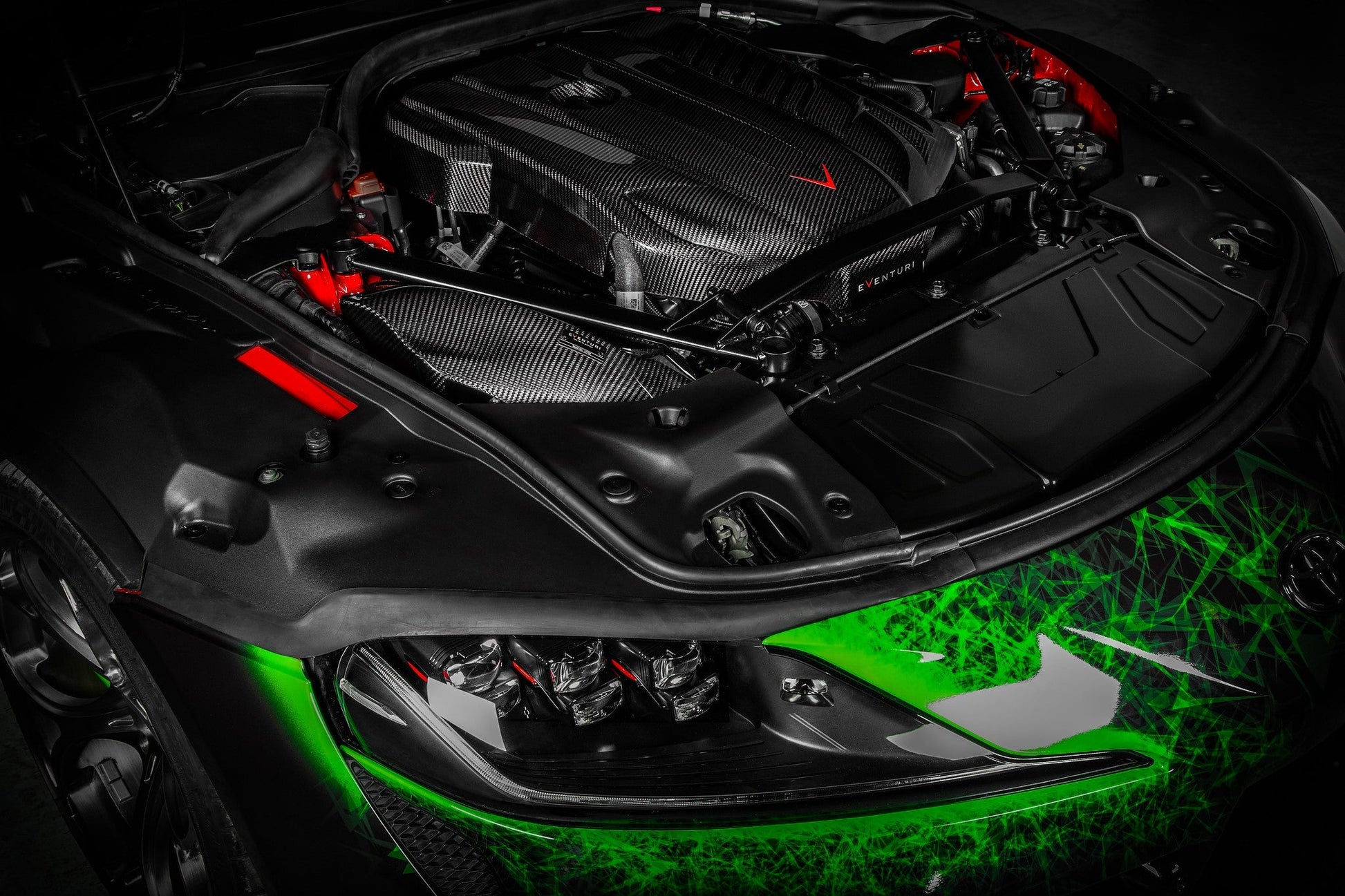 Eventuri Carbon Fibre Intake System - Toyota Supra MK5 (B58) - Evolve Automotive