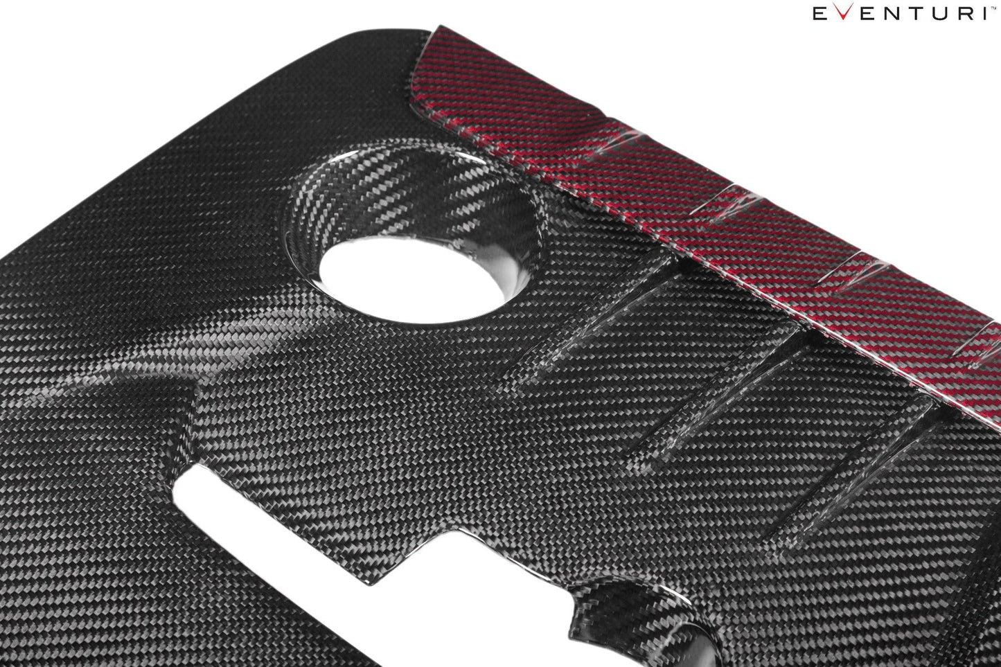 Eventuri Gloss Carbon Fibre Engine Cover - Toyota GR Yaris - Evolve Automotive