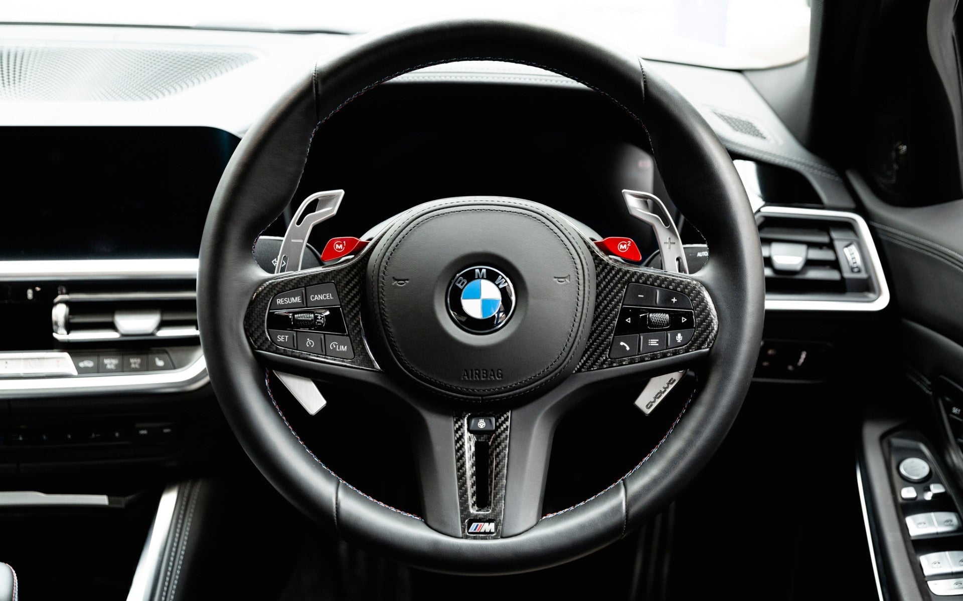 gears on steering wheel Evolve Aluminium Billet Gear Shift Paddle Set - BMW F Series