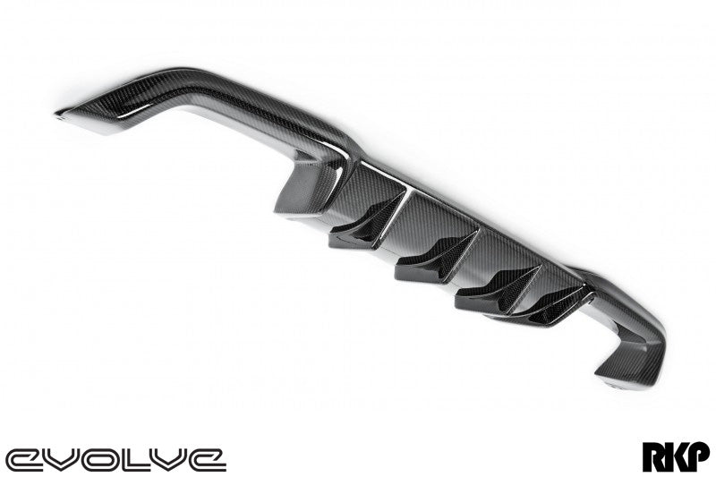 RKP Carbon Fibre Rear Diffuser - BMW 2 Series F87 M2 | M2 Competition - Evolve Automotive