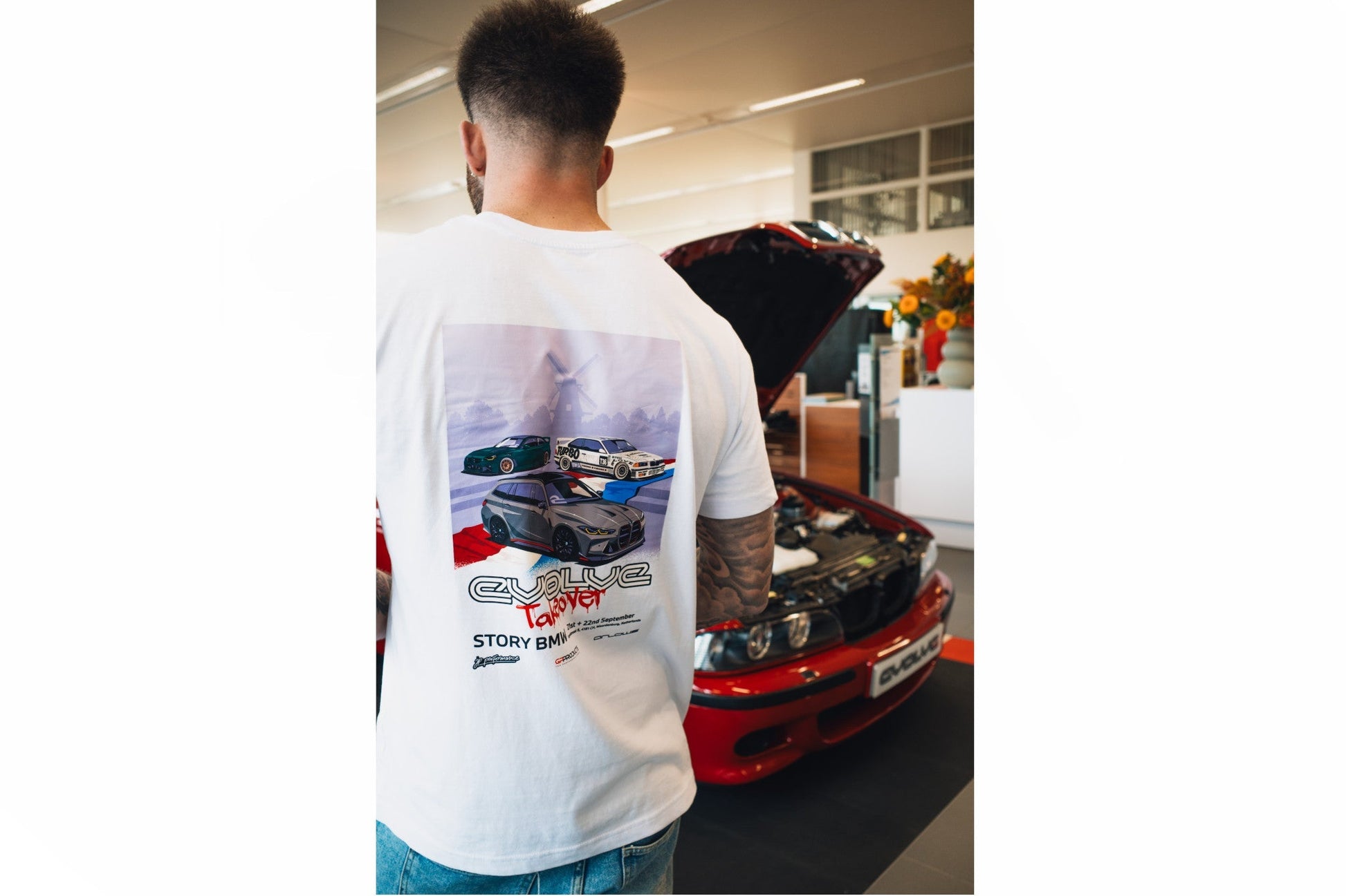 Story BMW Evolve Takeover T-Shirt - Evolve Automotive