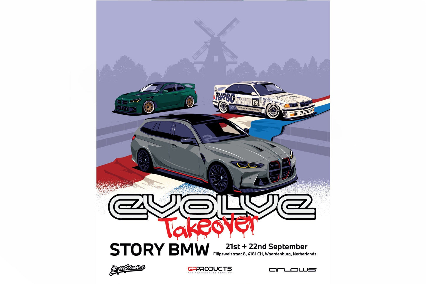 Story BMW Evolve Takeover T-Shirt - Evolve Automotive