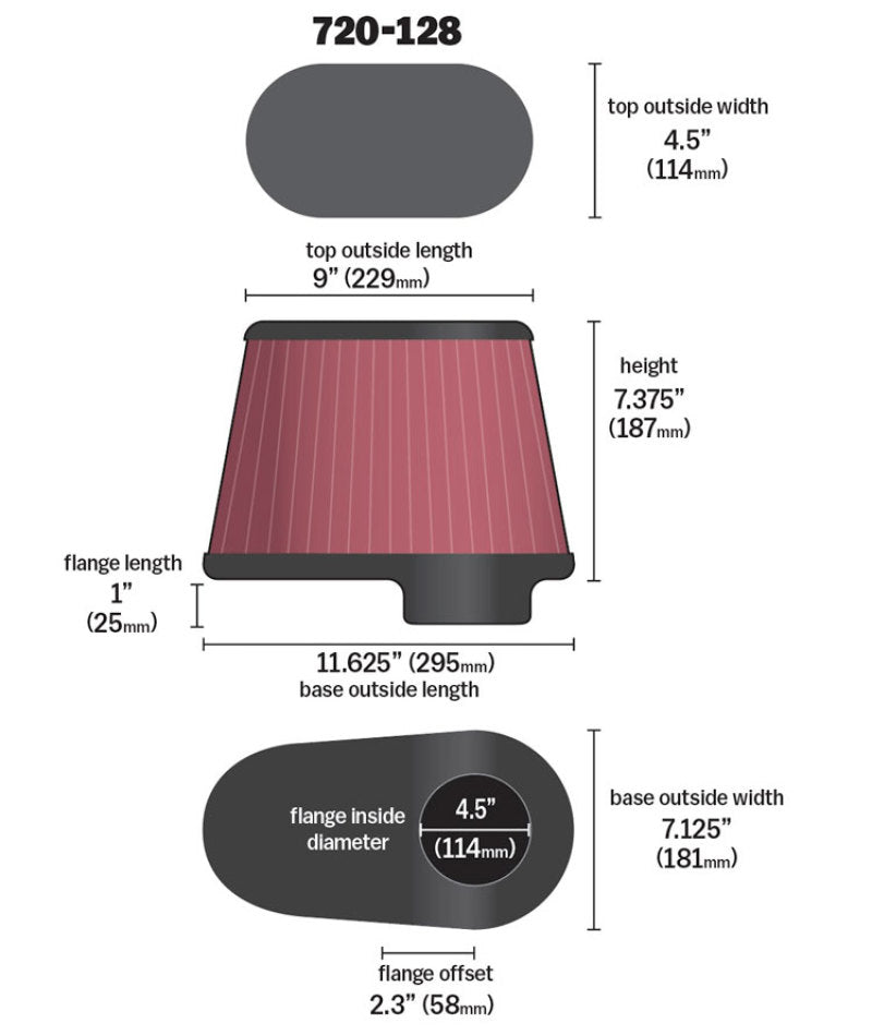 Airaid Dodge 5.9/6.7L DSL / Ford 6.0L DSL Kit Replacement Air Filter