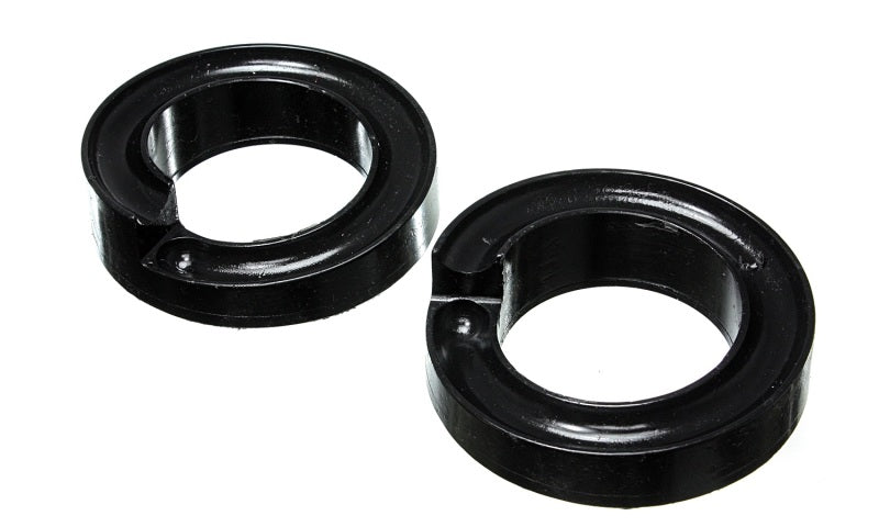 Energy Suspension 2005-07 Ford F-250/F-350 SD 2/4WD Front Coil Spring Isolator Set - Black