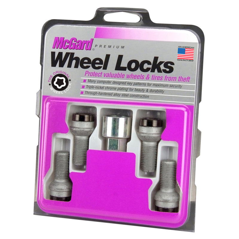 McGard Wheel Lock Bolt Set 4pk. (Radius Seat) M14X1.5 17mm Hex –  Evolve Automotive USA