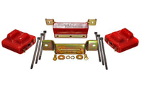 Energy Suspension 88-94 GM Blazer 4WD K Series Red Motor and Transmision Mounts; Zinc Finish