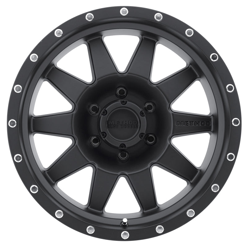 Method MR301 The Standard 17x9 -12mm Offset 6x5.5 108mm CB Matte Black Wheel