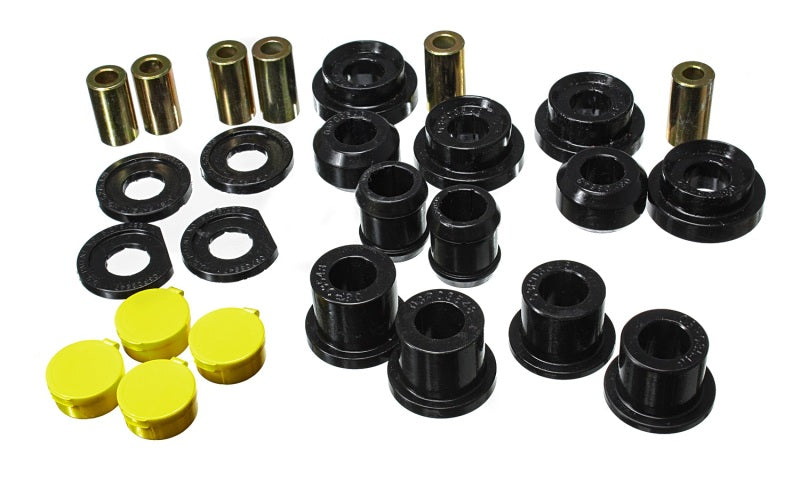 Energy Suspension 06-11 Honda Civic Black Rear Lower Trailing Arm and Lower Knuckle Bushing Set