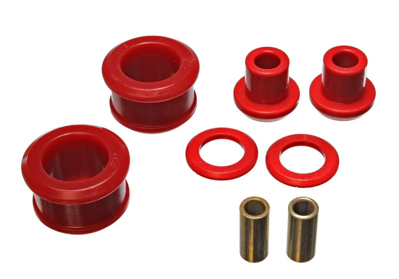 Energy Suspension 90-96 Nissan 300ZX Red Rear Differential Carrier Bushing Set (Must reuse all metal