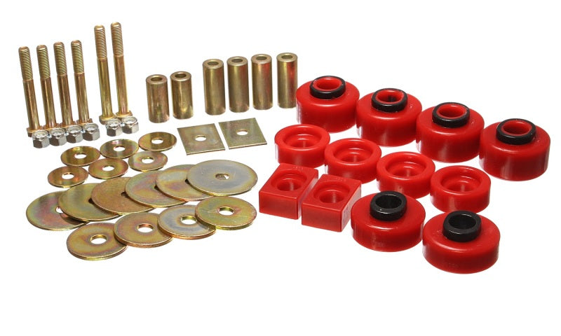 Energy Suspension 97-03 Ford F-100/F-150 2WD/F250 2WD & L-Duty Red Body (Ext Cab ONLY ) Mount Set