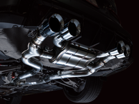 AWE SwitchPath Catback Exhaust for BMW G8X M3/M4 - Chrome Silver Tips