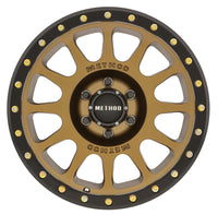 Method MR305 NV 17x8.5 0mm Offset 6x135 94mm CB Method Bronze/Black Street Loc Wheel